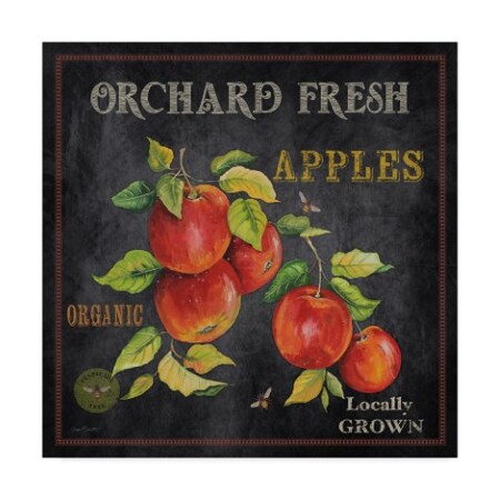 Trademark Fine Art Jean Plout 'Orchard Fresh Apples' Canvas Art, 35x35 ALI37359-C3535GG